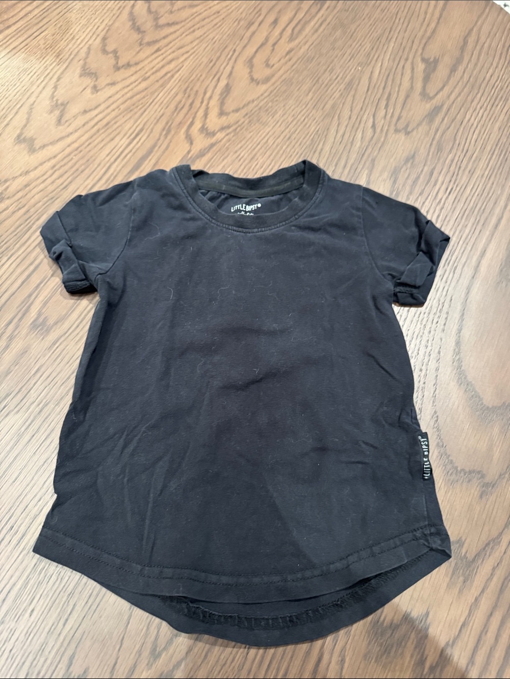 Little Bipsy Black Short Sleeve Tee